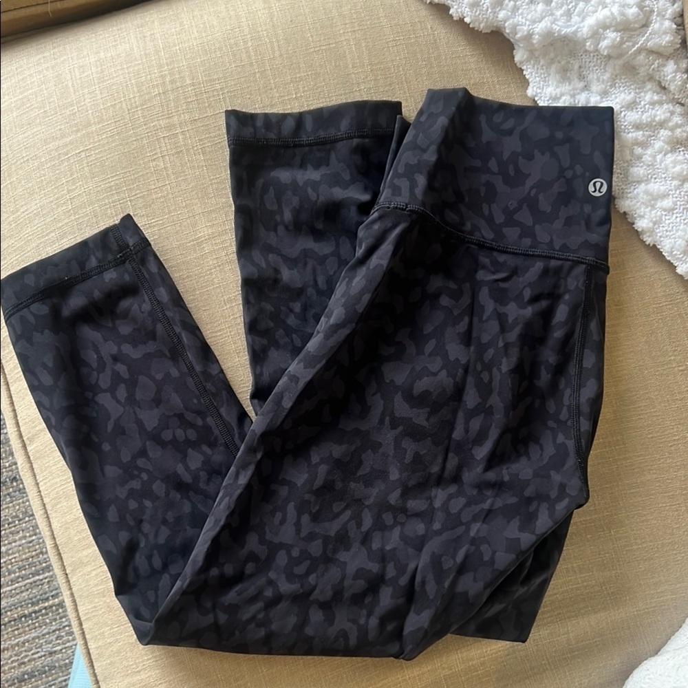 Lululemon Black Patterned Leggings